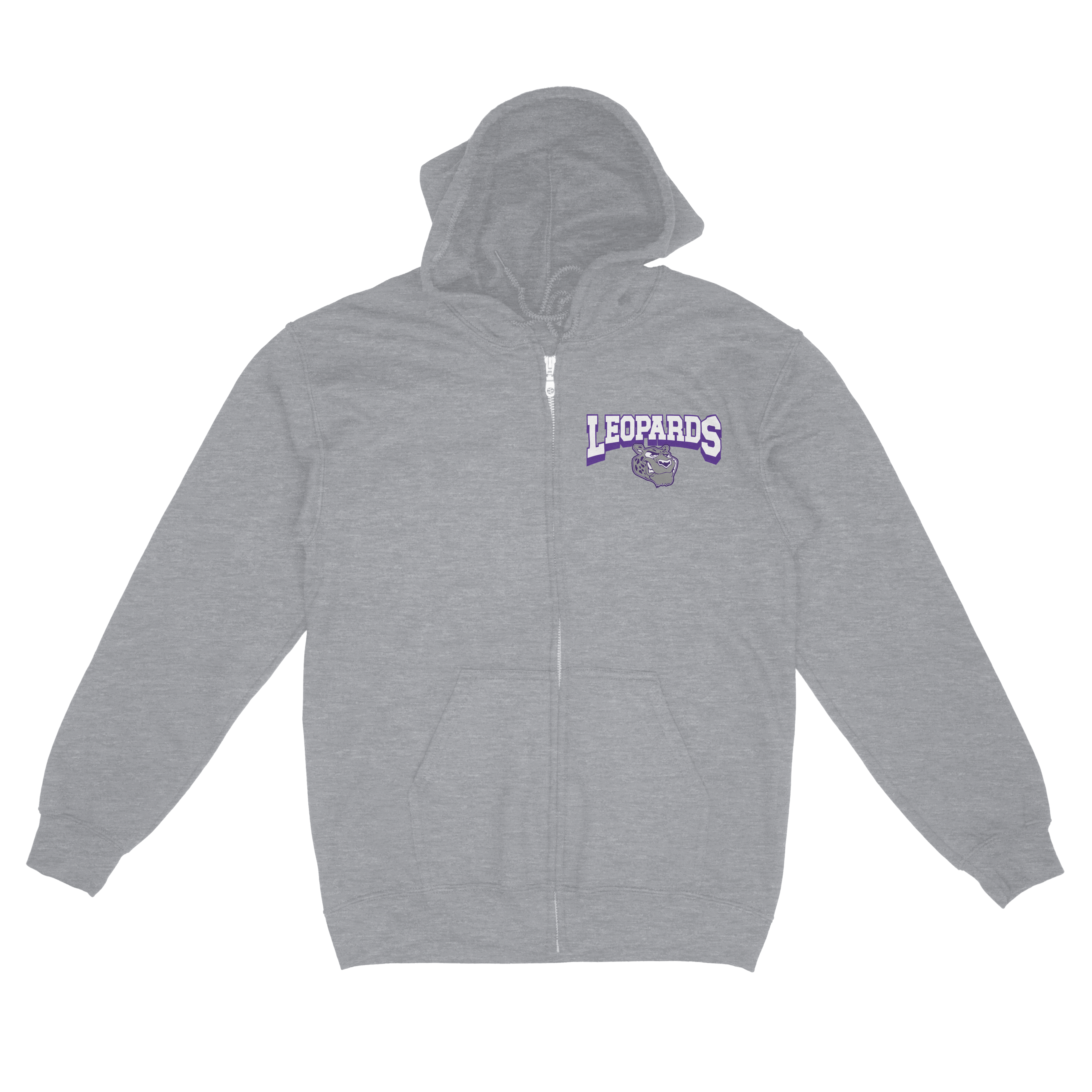 #18 GREY ZIPUP